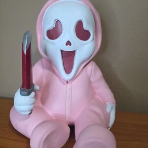 Spirit Halloween Ghost Face Pink Horror Babies Static Prop